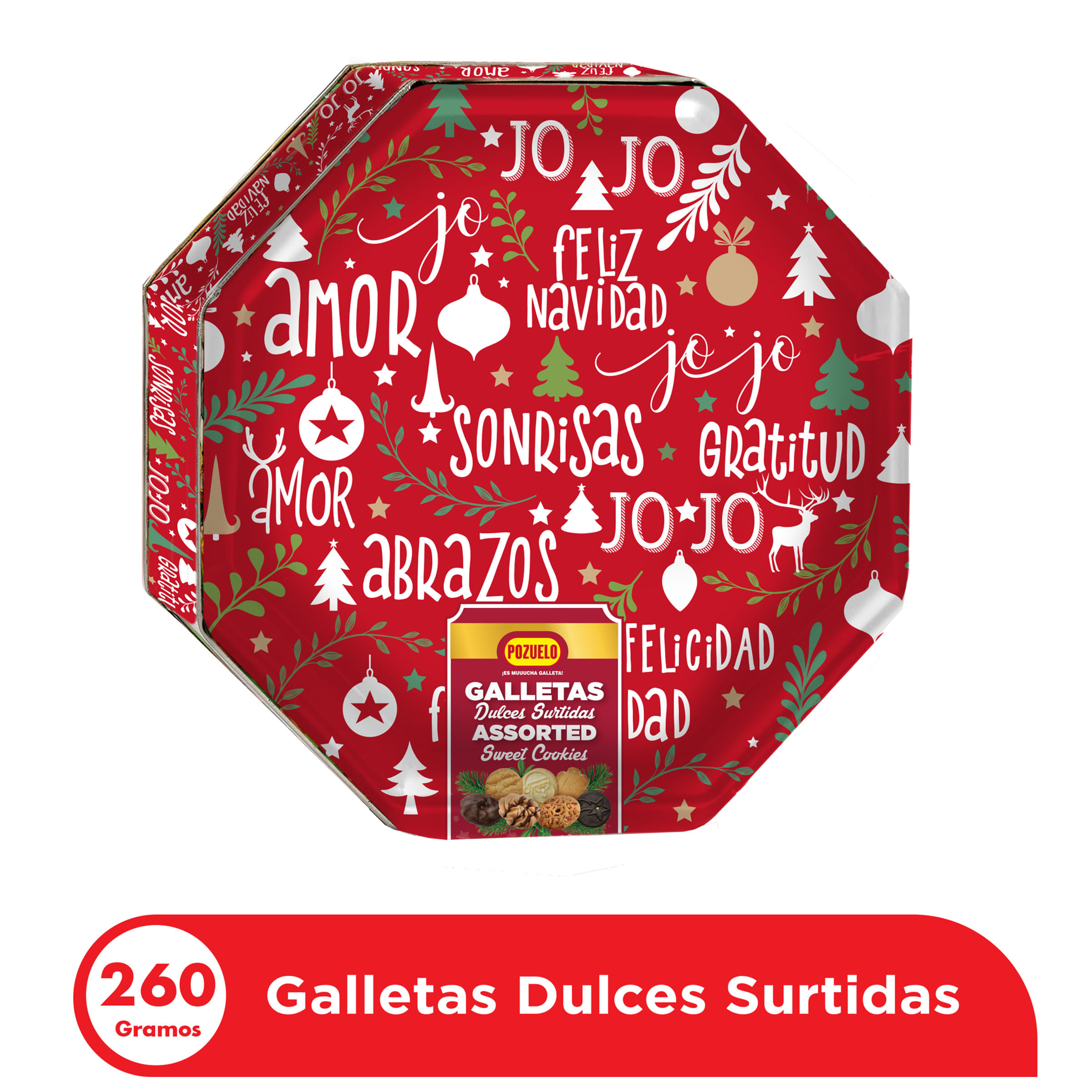 Comprar Galleta Mantequilla Pozuelo Choco Delicia Navidad - 240g, Walmart  Guatemala - Maxi Despensa