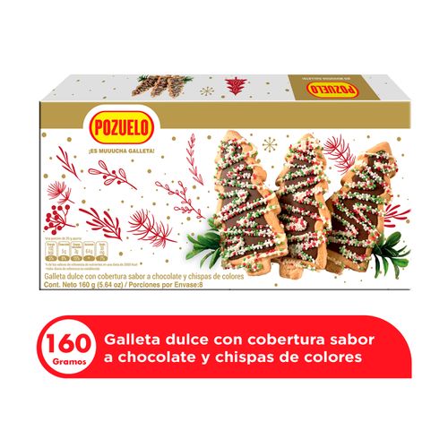 Galleta Pozuelo Dulce Arbolito Navidad  - 160g