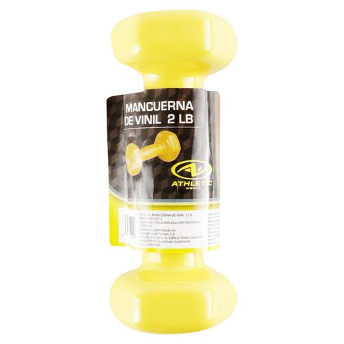 Mancuernas Athletic Works De Vinilo 2Lb
