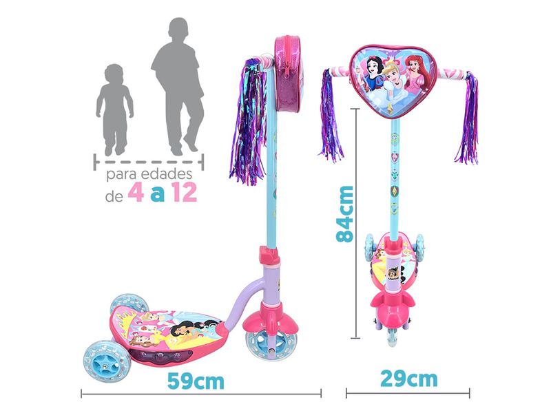 Scooter-Disney-Princess-de-3-ruedas-con-plataforma-luminosa-2-53250