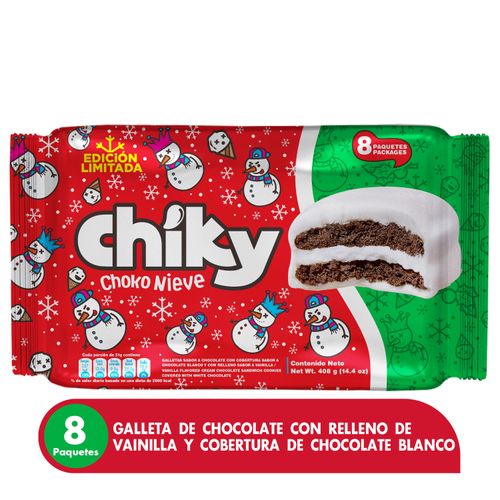 Galleta Pozuelo Chiky Choconieve Navidad  - 408g