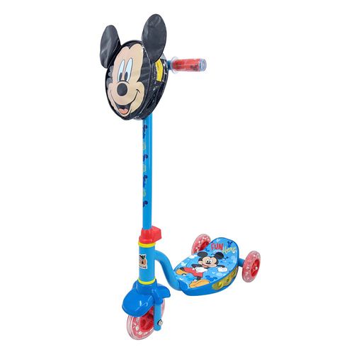 Scooter Mickey Mouse,  3 ruedas con plataforma luminosa