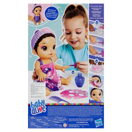 Bebé Baby Alive Día De Spa Pelo Castaño