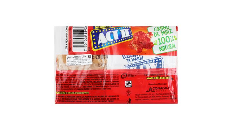 Comprar Palomitas Great Value De Maiz Extra Mantequilla Para Horno  Microondas - 85gr