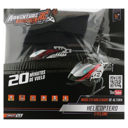 Helicoptero, Adventure Force Titanium, control remoto. Modelo: F8