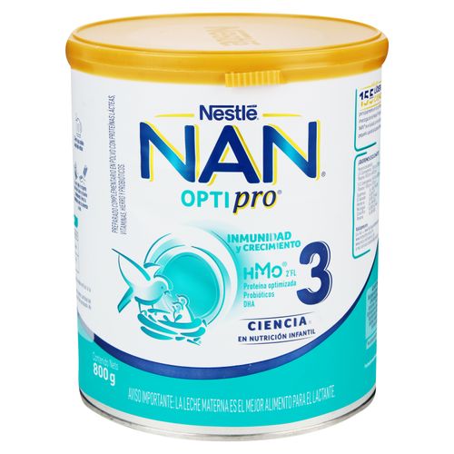 Fórmula de continuación Nestlé Nan optimal pro 2 con hierro y probióticos  1.5 kg