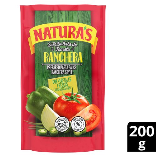 Salsa Tomate Naturas Ranchera - 200g