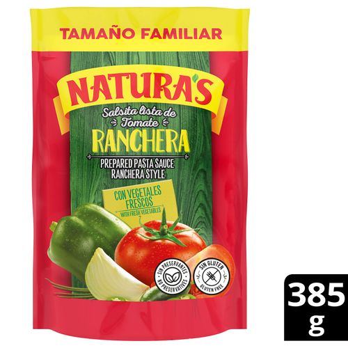 Salsa Tomate Naturas Ranchera - 385g