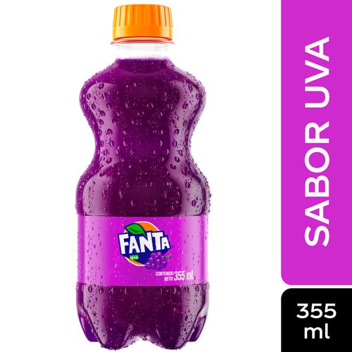 Bebida Gaseosa Fanta Uva 355Ml