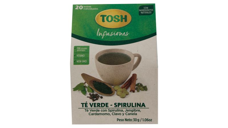 Té puro té verde botella de infusiones (12x16.9 Oz) - Greens2U