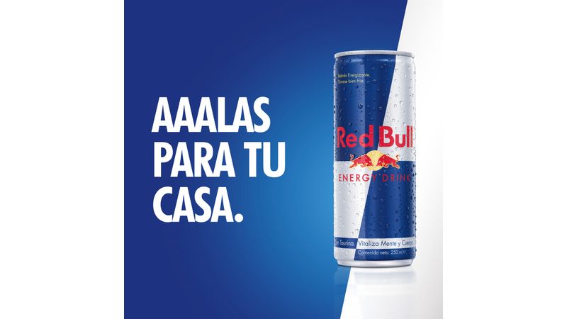 Red Bull Bebida Energética, Regular, 12 x 473ml