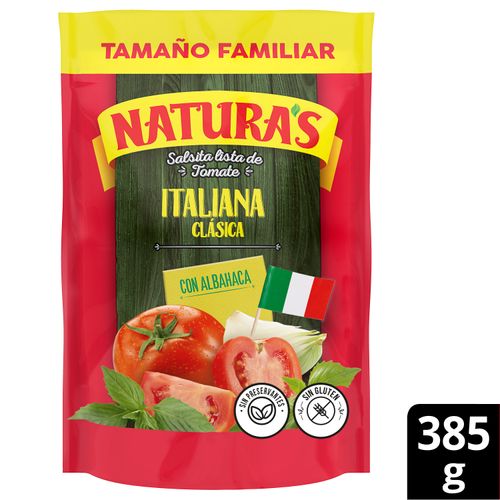 Salsa Tomate Naturas Italiana - 385g