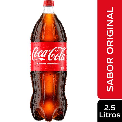 Gaseosa Coca Cola regular - 2.5 L