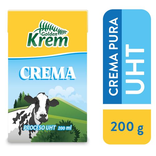 Crema Pura Golden Krem De Mesa Vaso - 200ml