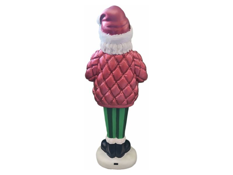 Adorno-cer-mico-Holiday-Time-Iluminado-con-dise-o-de-Santa-39-pulgadas-2-62747