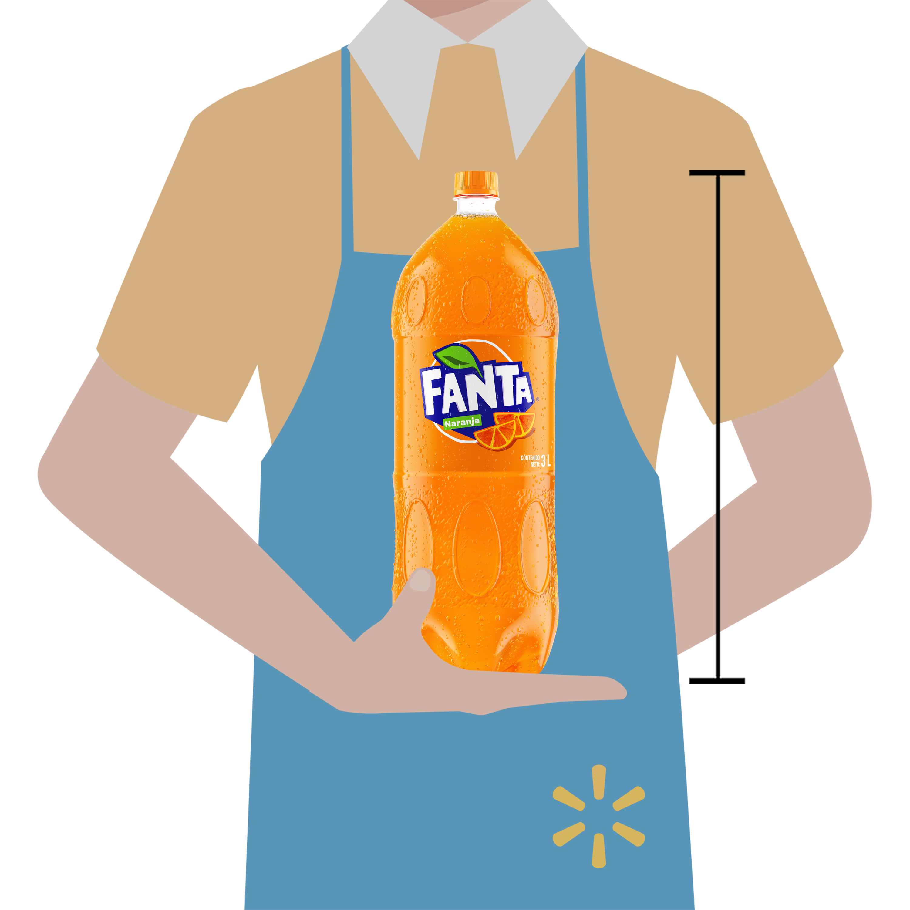 Refresco Fanta Naranja 3L