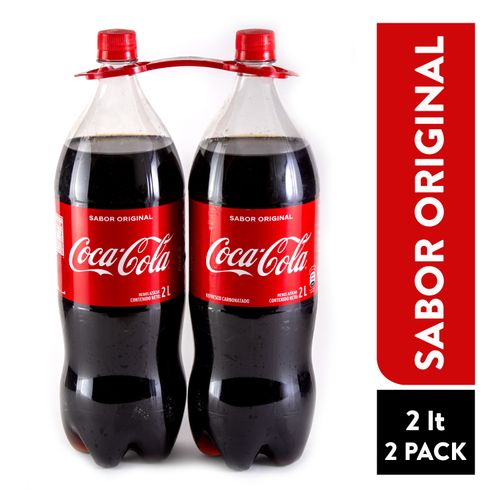 Gaseosa Coca-Cola Original 2 Pack-  2Lt