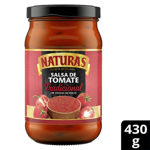 Salsa De Tomate Naturas Tradicionl - 430g