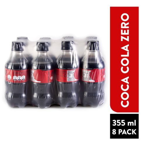 Gaseosa Coca-Cola  Zero Pet 8 Pack - 355ml