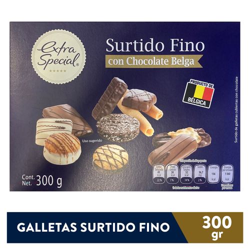 Galletas Extra Special Surtido Fino Con Chocolate Belga - 300g