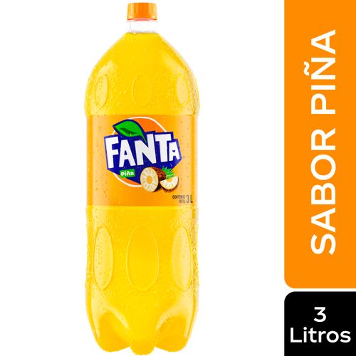 Bebida Gaseosa Fanta Sabor a Piña - 3000ml