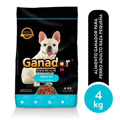 Alimento Ganador Para Perro Adulto Raza Pequeña -  4kg