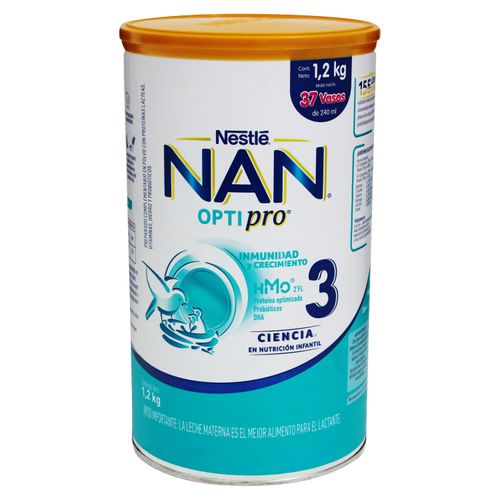 Fórmula láctea Nan Optipro etapa 1 de 1 kg más 1 lata NAN Optripo