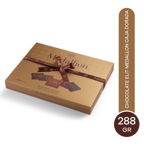 Chocolate Eli Medallón Caja Dorada  - 288g