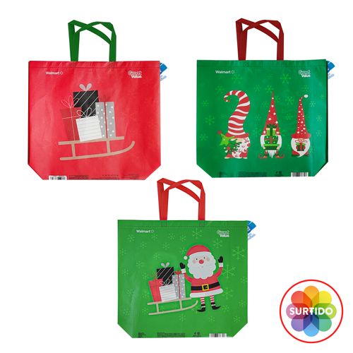 Bolsa Great Value Grande Navidad