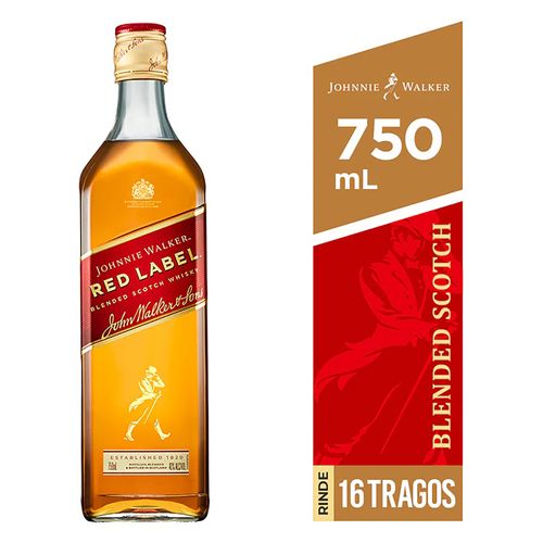 Whisky Jhonnie Walker Red Label - 750ml