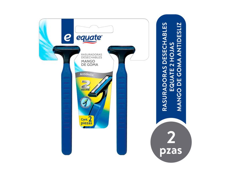 Rasuradoras-Desechables-Equate-2-Hojas-Mango-De-Goma-Antidesliz-2pzas-1-37135