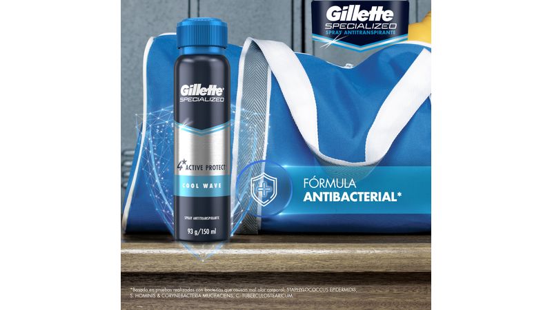 Gel Invisible Antitranspirante Specialized Cool Wave para Hombre
