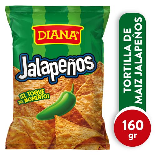 Tortillitas De Maíz Diana Sabor A Jalapeños - 160g