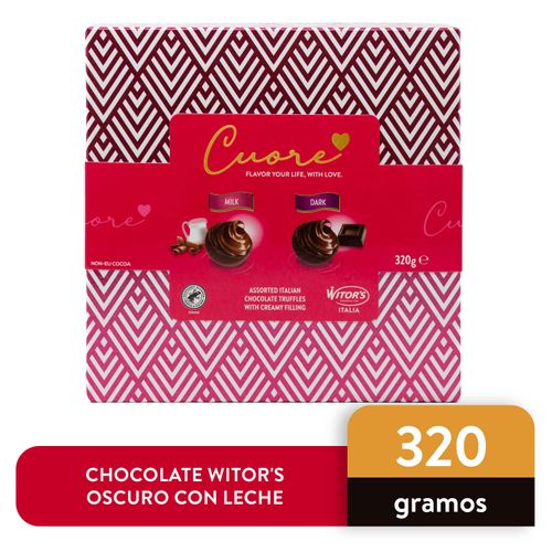 Chocolate Witor's Oscuro Con Leche - 320g