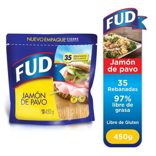 Jamón De Pavo Fud Zipack- 450g