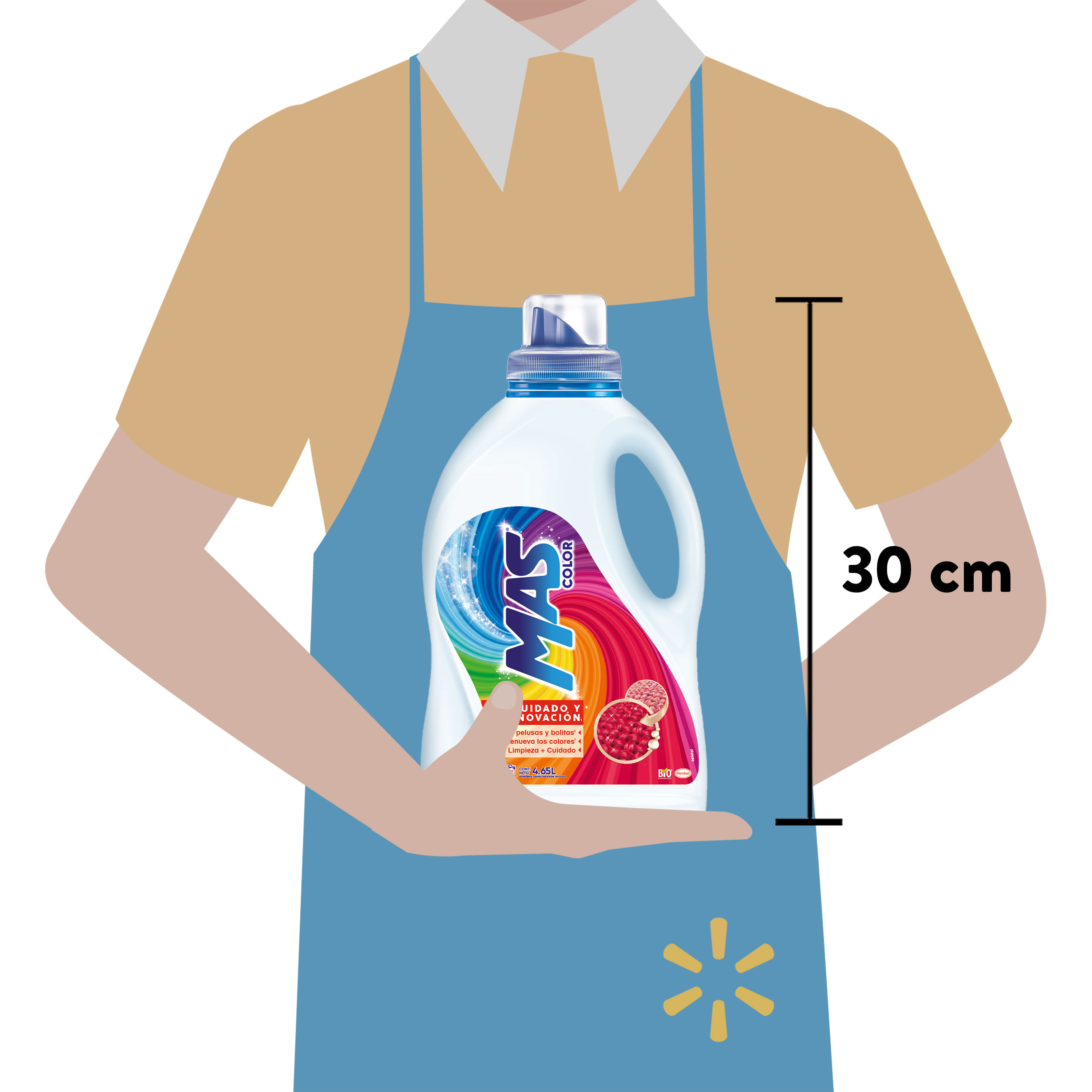 Compra en línea Detergente Líquido Más Color Bebé 4.65L