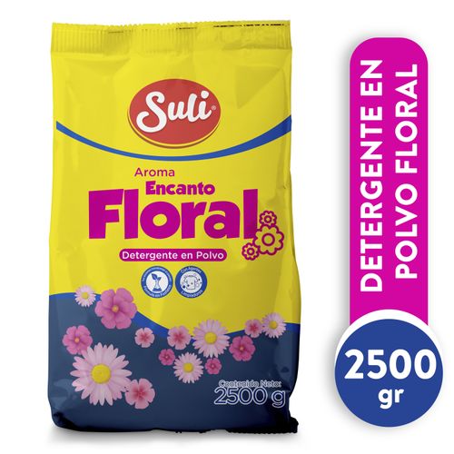 Detergente En Polvo Marca Suli Floral 2500 g