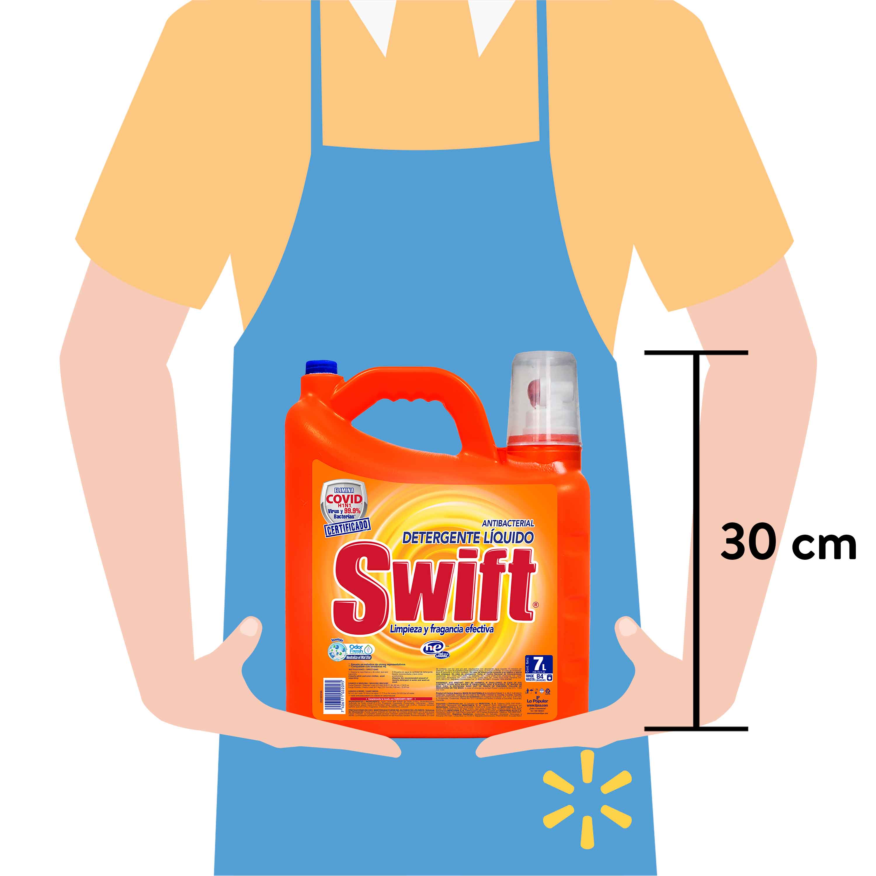Comprar Detergente Liquido Swift Naranja -5000ml