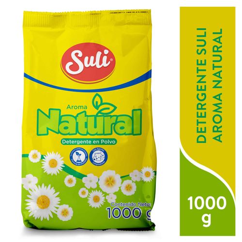 Detergente En Polvo Marca Suli Aroma Natural - 1000 g