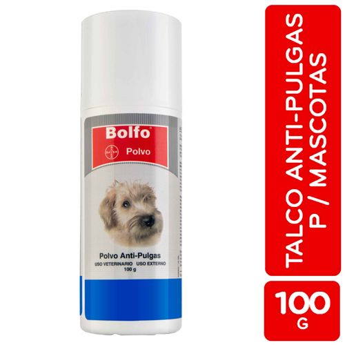 Talco Bolfo Para Perro Y Gato Aroma A Bebé Anti-Pulgas - 100g