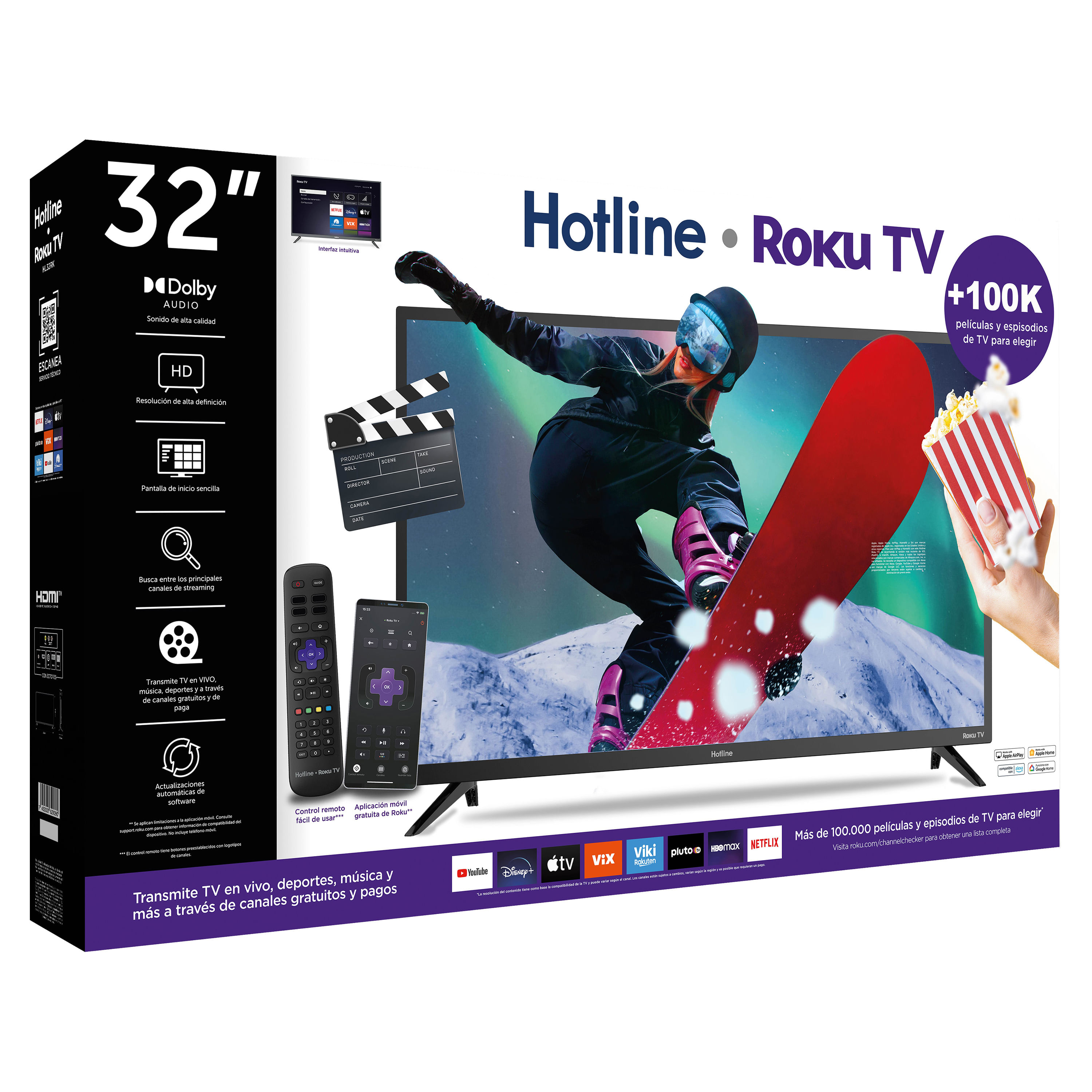 Televisor Smart Tv 32 Pulgadas Nia HD – Soluciones Shop