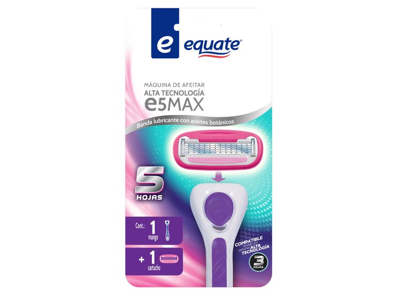 M-quina-De-Afeitar-Equate-E5-Max-Mango-Cartucho-1Pza-2-37213