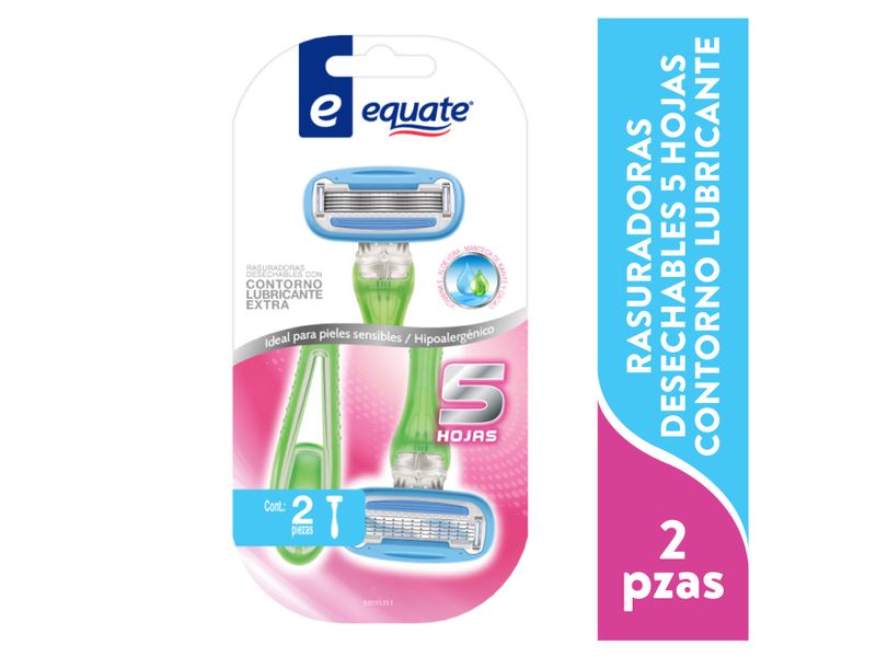 Rasuradoras-Desechables-Equate-5-Hojas-Contorno-Lubricante-2Pzas-1-55668