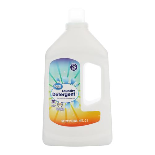Detergente Liquido Marca Great Value Para Ropa Blanca Y Color - 2000 ml