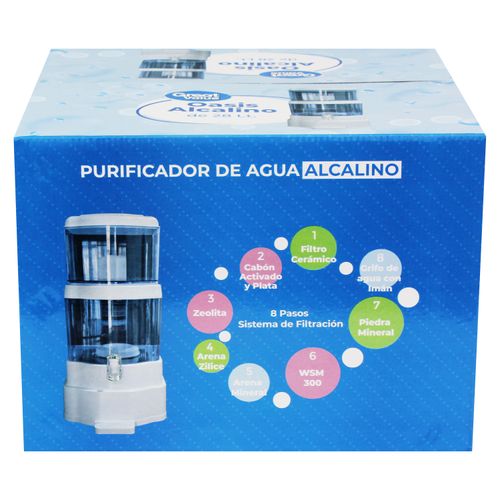 Purificador de agua alcalino Great Value oasis de 28 L