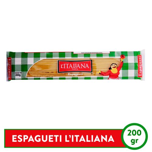 Pasta Larga Italiana Espaguetti - 200 g