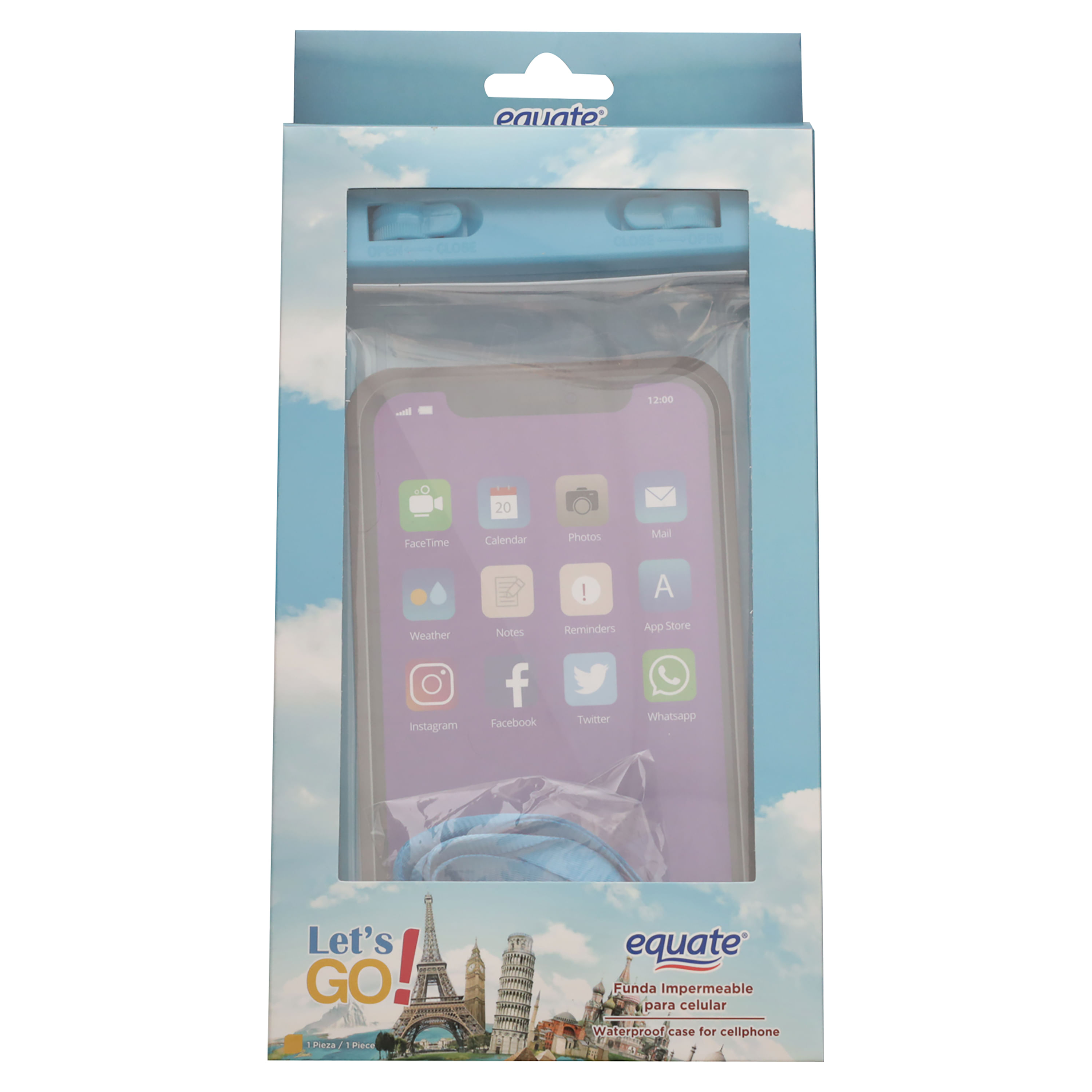 Comprar Funda Impermeable Para Celular Equate, Walmart Guatemala - Maxi  Despensa