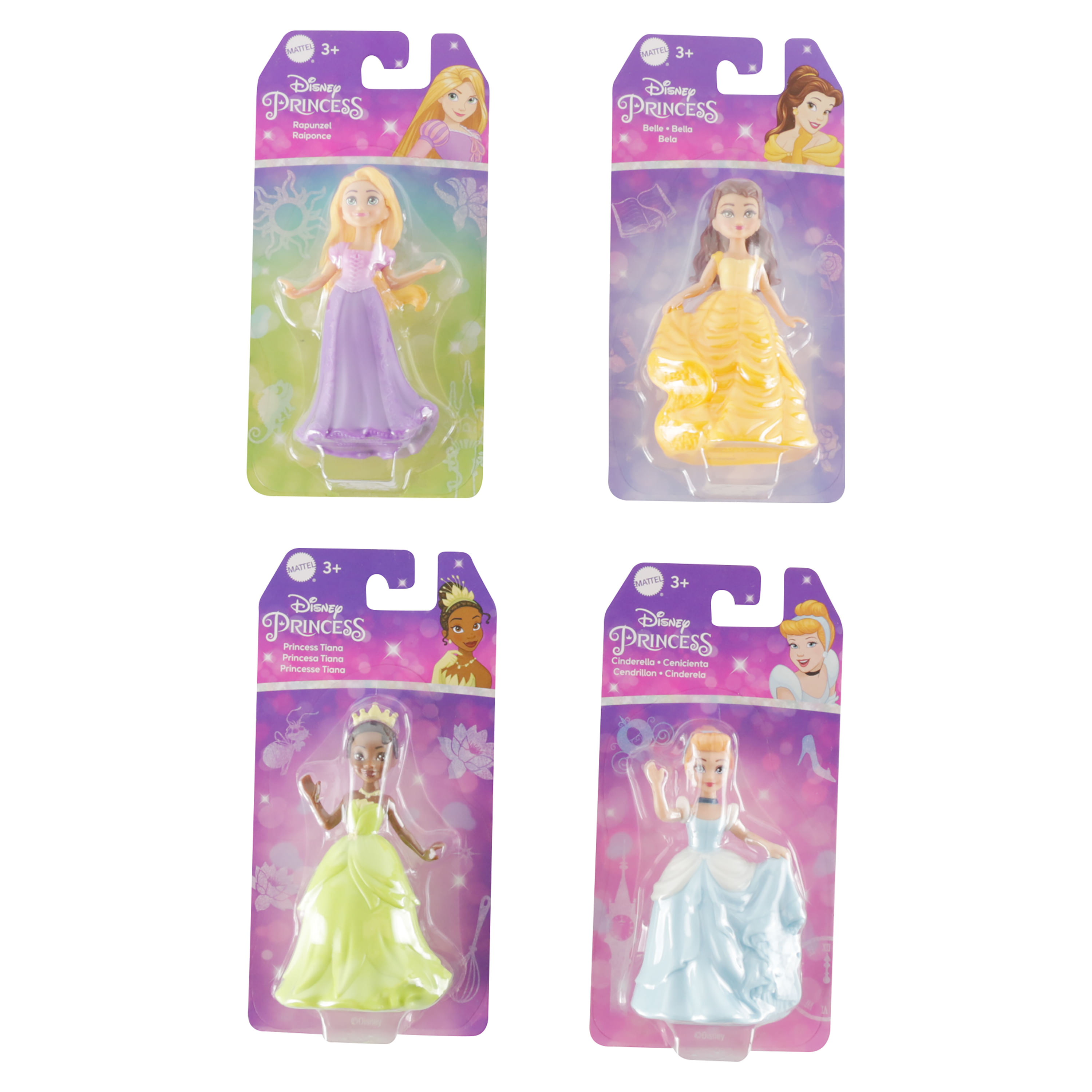 Mini Muñecas Princesas Disney cuando eran niñas + 5 Huevos sorpresa de  Princesas 