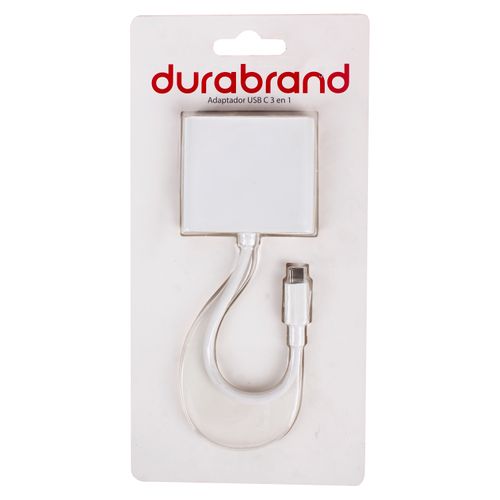Adaptador 3 En 1 Usb C Durabrand