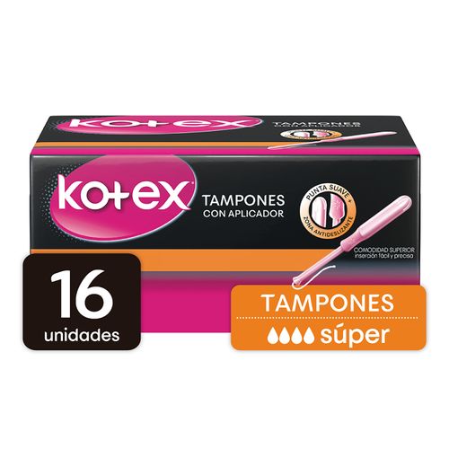 Tampones Kotex Sport Super 16 Unidades